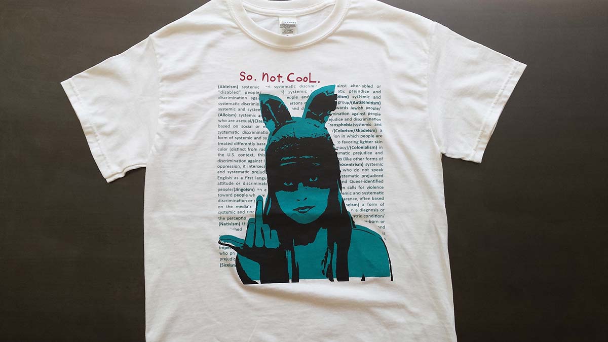 LOOSIES Nightmare 'So.Not.Cool.' t-shirt (Blue)